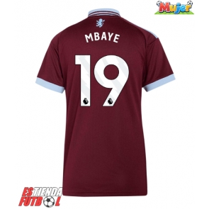 Aston Villa Ibrahim Mbaye #19 Primera Equipación Mujer 2026-27 Manga Corta